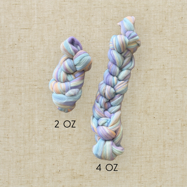 Volcano Mixed Wool Roving | 2oz or 4oz