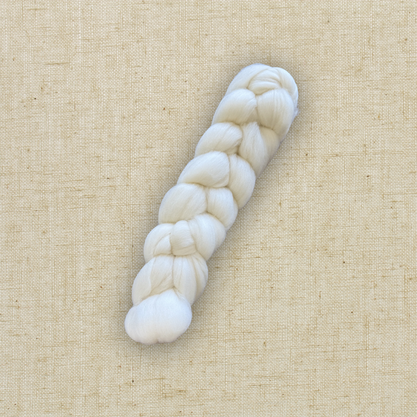 Ivory Merino Wool Roving | 4 oz