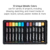 Oil Pastels - 12 Metallic Colors