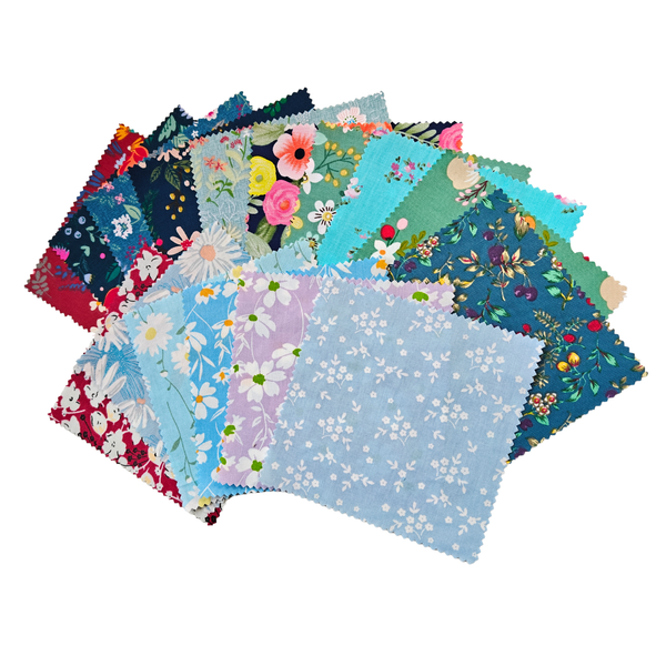 Charm-pack 40pcs - 5" Square Precuts - Blossom Breeze Collection