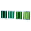 Cotton Thread Set - Greens! For Quilting and Sewing - 8 Spools, 4 Colors, 180 Yards Each