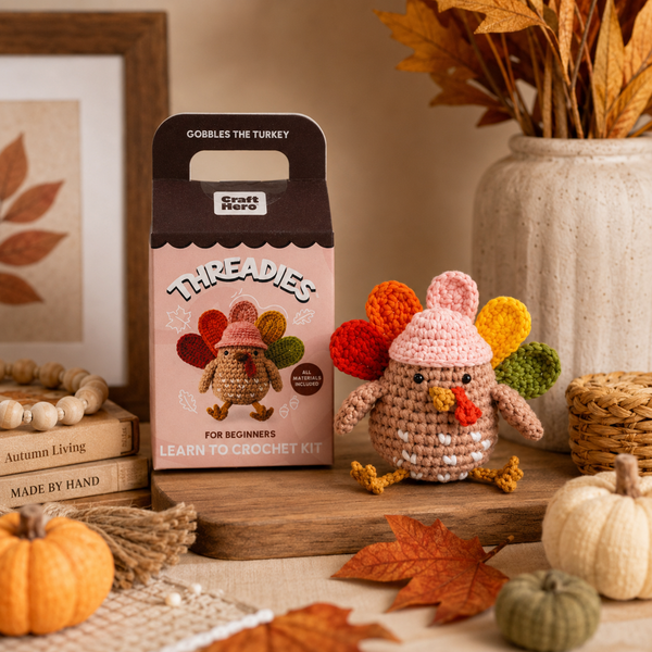 Thanksgiving Crochet Kit for Beginners | Gobbles | DIY
