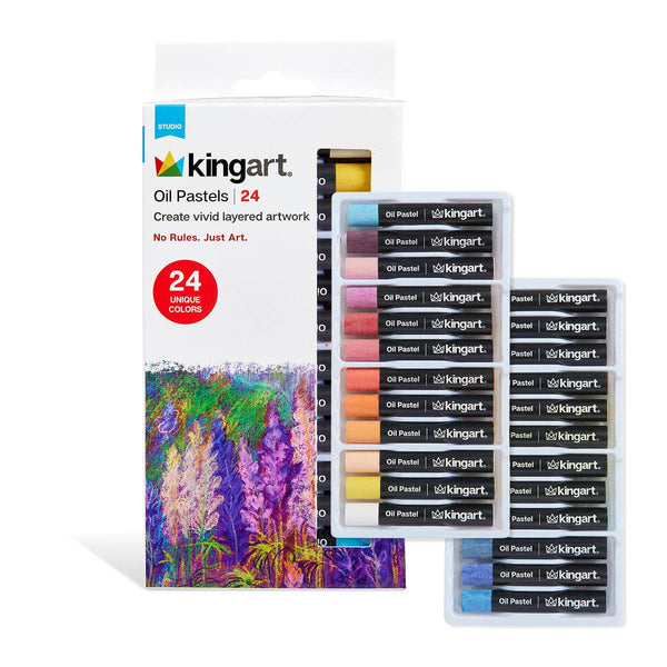 Oil Pastels - 24 Colors
