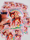 I Hate It Here Sticker – Funny Retro Glitter Vinyl Sticker