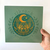 Lunar Moth Embroidery Kit