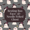 Resting Boo Face: 3D Needle-Felted Ghost |Saturday, October 24 | 11am to 1pm