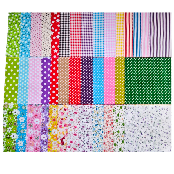 40-Piece Cotton 2.5'' x 10'' Mini Strips - Patchwork Carnival Collection