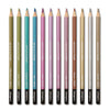 Colored Pencils - 12 Metallic Colors
