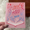 "You've always been the hero" Card