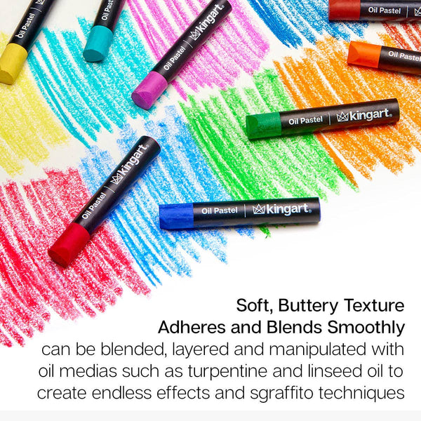 Oil Pastels - 24 Colors