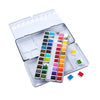 PRO Watercolor Half Pans in Metal Box - 48 Colors & Water Brush Pen