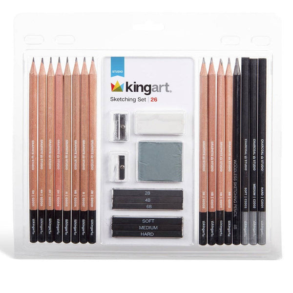 Sketch & Drawing Pencil Set - 26 pc