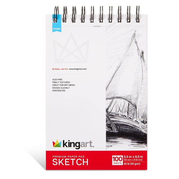 Sketch Paper - 5.5” x 8.5” - 60lb (89g) - 100 Sheets