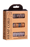 Hemp Cord 3-Pack MiniI Spool Set In Box