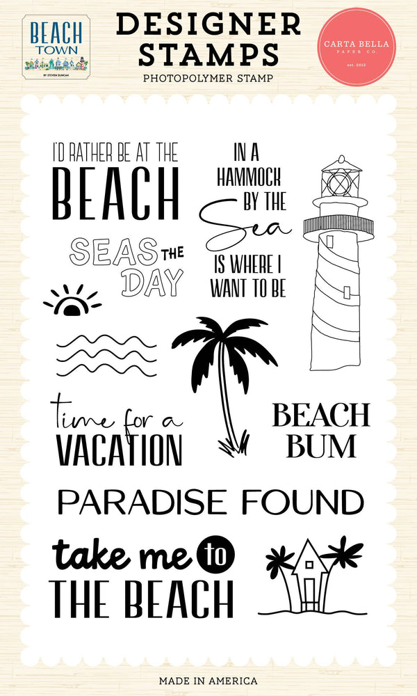 Beach Town: Paradise Found Stamp Set