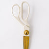 Ivory and Gold Heirloom Scissors with Case | Dusk Blue
