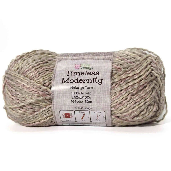 Timeless Modernity Sweater Like Acrylic Melange Yarn, 100g Light Weight