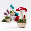 Pixie Parasol Mushrooms Needle Felting Kit