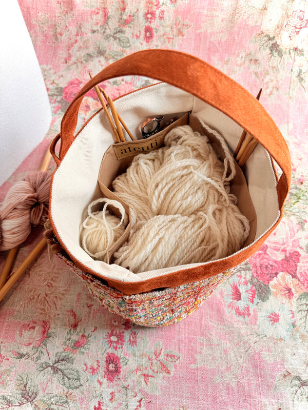 Daphne Caddy– Knitting and Crochet Organizer Project Bag