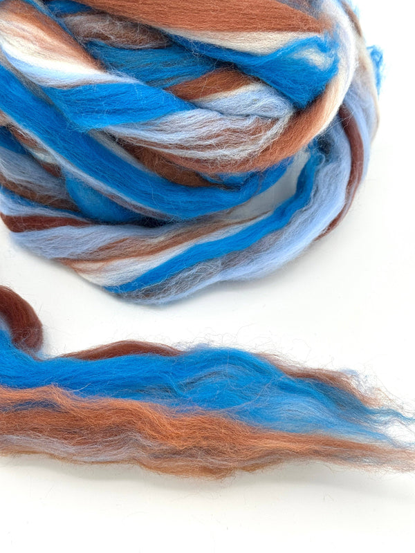 Iceberg Mixed Merino Wool Roving | 2 oz or 4 oz