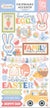 Bunnies And Baskets 6x13 Chipboard Accents