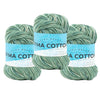 Lion Brand Yarn Pima Cotton 3 Pack