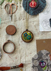 Flowers Embroidery Necklace Kit