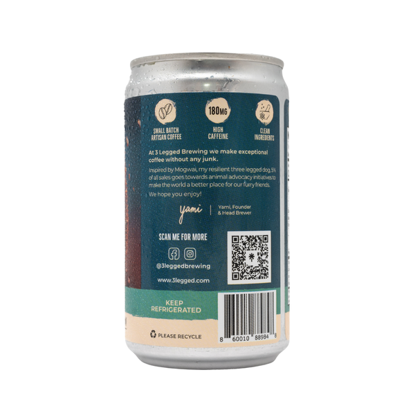 3Legged Nitro Cold Brew | Irish Cream | 7.5 oz