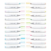 PRO Double-Ended Alcohol Markers - 24 Pastel Colors