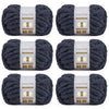 Chunky Chenill Yarn | 8oz/227g | Jumbo #7 | Pack of 6