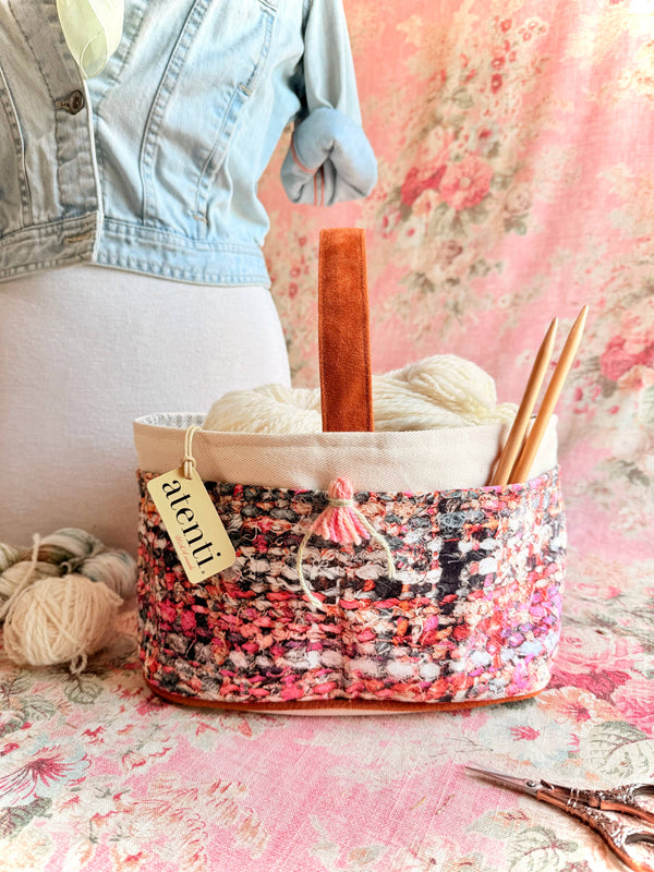 Knitzy Caddy – Knitting and Crochet Organizer Project Bag