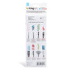 Studio Mixed Media White Bristle Brush Set - 10 pc