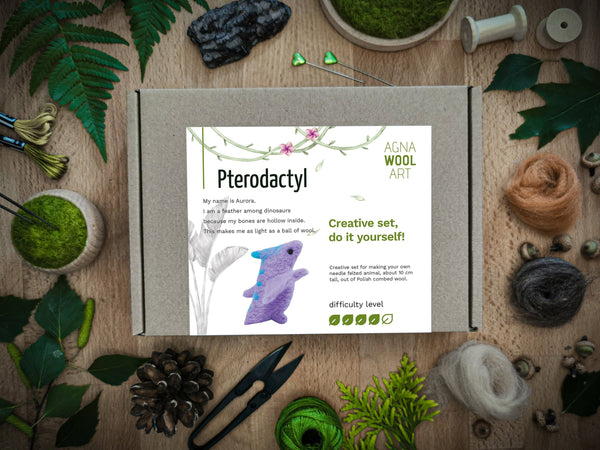 Pterodactyl Needle Felting Kit