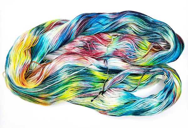 Calypso - Hand-Dyed Superwash Merino Yarn - Jadawoo Designs