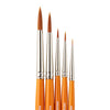 Radiant™ 6000 Round Golden Synthetic Brush Set - 5 pc