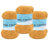 Lion Brand Yarn Pima Cotton 3 Pack