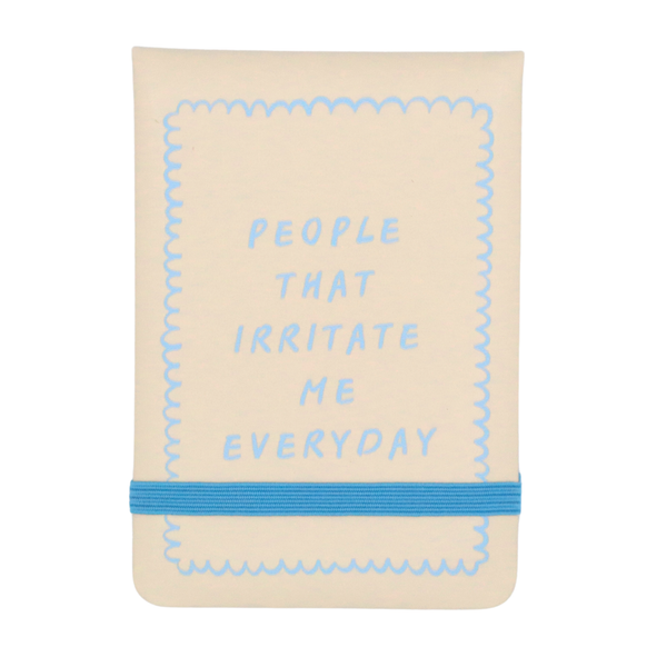 Leatherette Pocket Journal People That Irritate Me