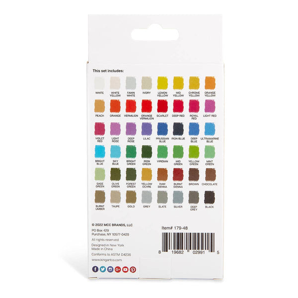 Oil Pastels - 48 Colors