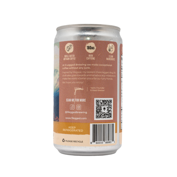 3Legged Nitro Cold Brew | Caramel | 7.5 oz