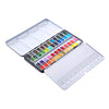 PRO Watercolor Half Pans in Metal Box - 48 Colors & Water Brush Pen
