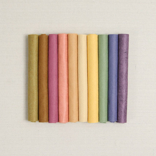 Wool Blend Felt Sheets | Botanical Blends (10 Pack)