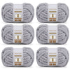 Chunky Chenill Yarn | 8oz/227g | Jumbo #7 | Pack of 6