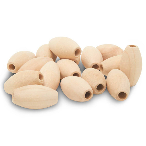 Wooden Oval Beads